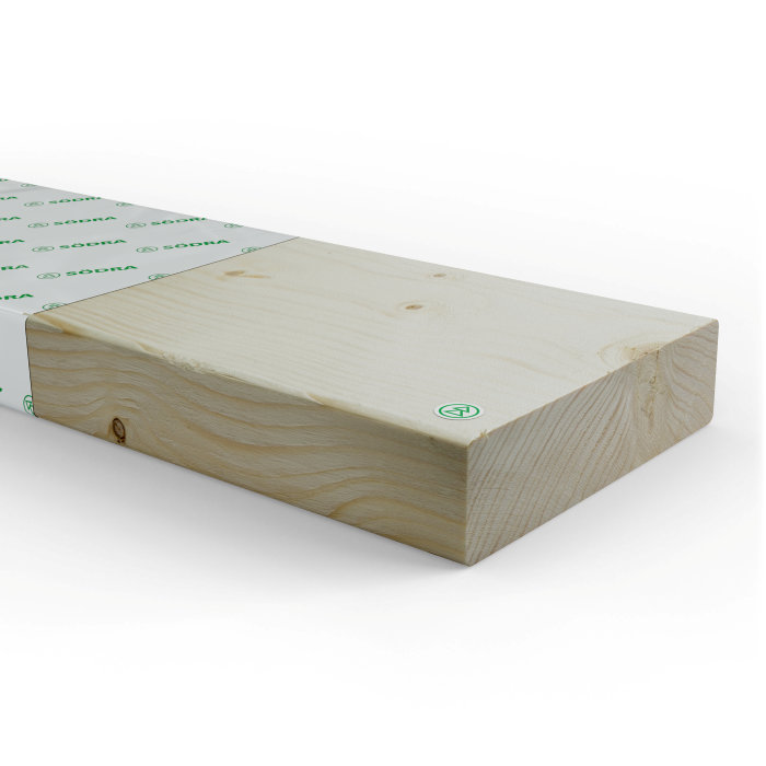 Väggregel 45 x 170 mm - 4,2 m Södra Wood